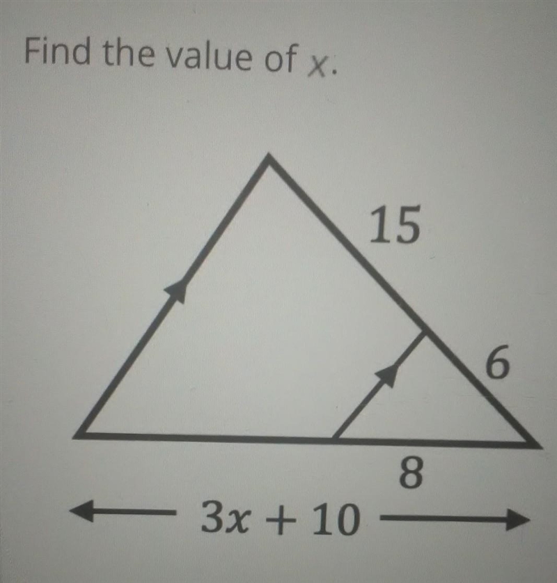 Can someone please help me find the valu of X?-example-1