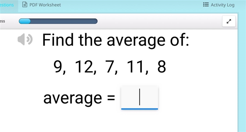 Please find the average of 9,12, 7, 11 and 8 No messing-example-1