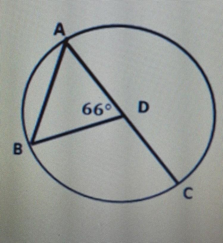 Given AC is a diameter of Circle D what is the measure of angle BAC?-example-1