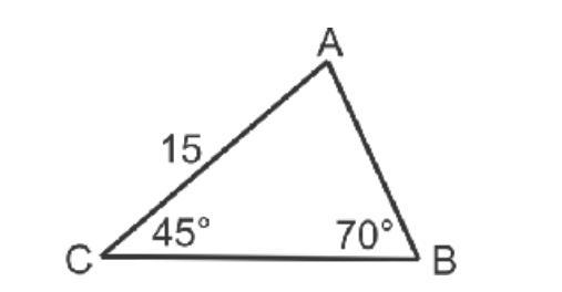 Use Law of sines to solve for this problem. Round your answer to the nearest TENTH-example-1