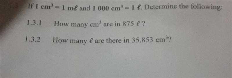 this temperature to Fahrenheil. 1.3 If 1 cm'- 1 ml and 1 000 cm -1 4. Determine the-example-1