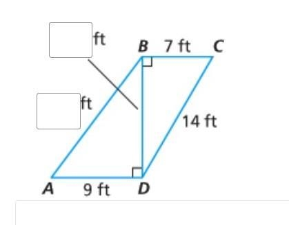 The diagram represents a set of beams that form part of a bridge support. Label AB-example-1