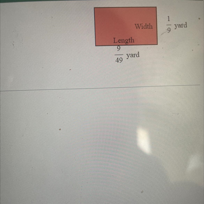 Find the area of the rectangle recall that area= length•width-example-1