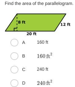 Find the area of the parallelogram.-example-1