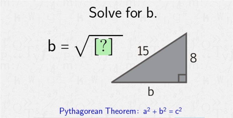 Pythagorean theorem queston-example-1