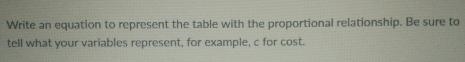 How am I supposed to represent my proportional relationship table?-example-2