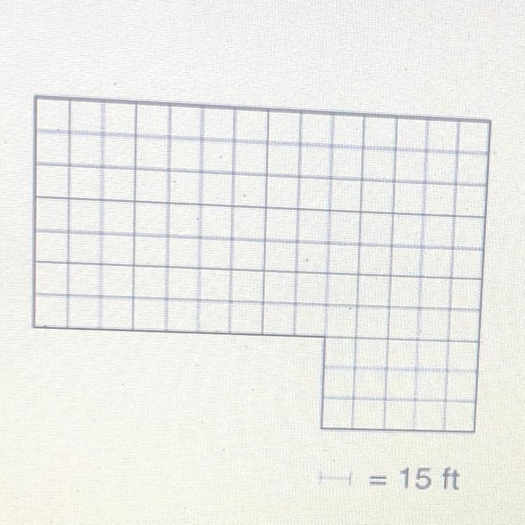 A zoo built an outdoor enclosure for gorillas next to the gorilla house. A scale drawing-example-1