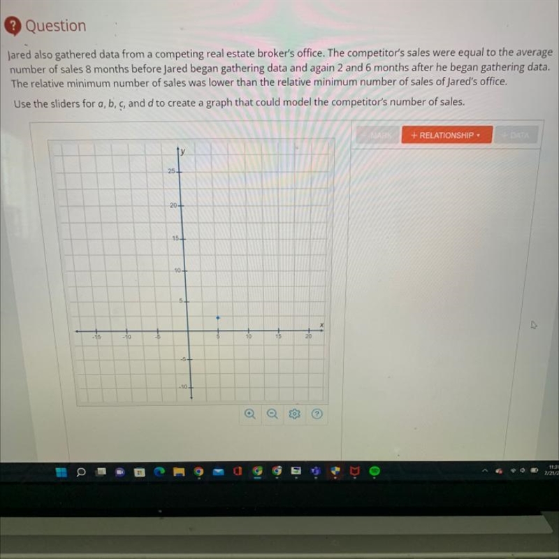 I am stuck on this question. I need help with the graph-example-1