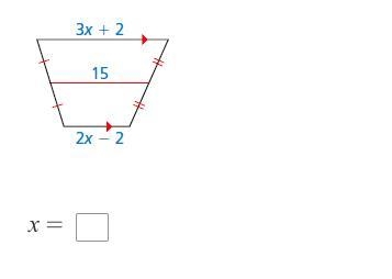 Please help me Find the value of x .-example-1