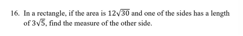 In a rectangle, if an area-example-1