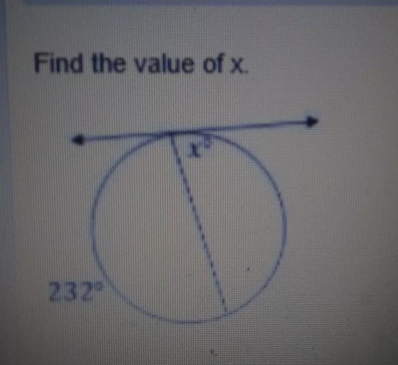 Can someone please help me find the value of X?-example-1