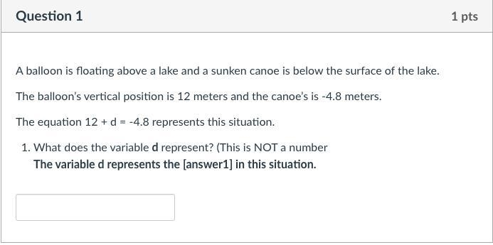 A balloon is floating above a lake and a sunken canoe is below the surface of the-example-1