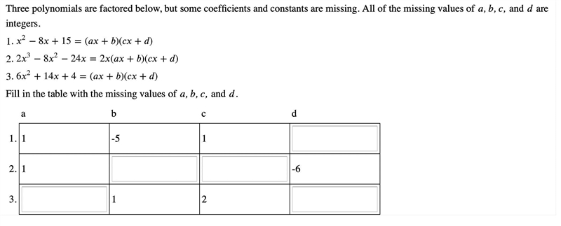 Hello, please help me solve to find the correct polynomials!-example-1