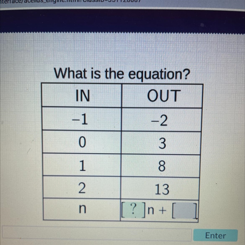 What is the equation?-example-1