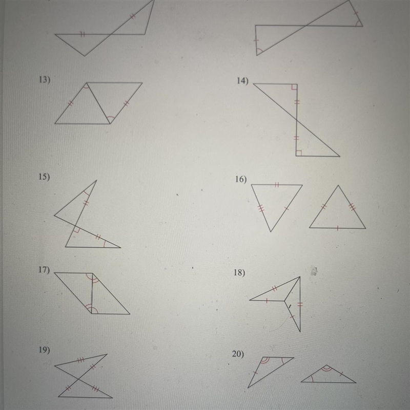 Please help define if these triangles are congruent or not and write a statement.-example-1