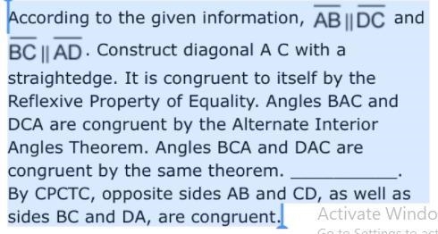 According to the given information, segment AB is parallel to segment DC and segment-example-2