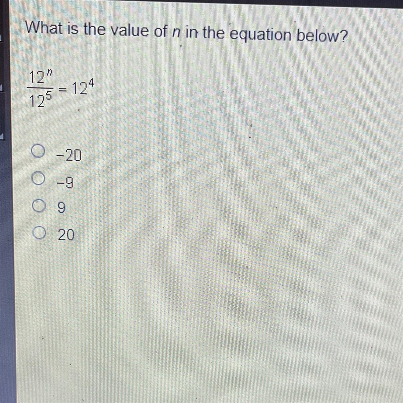 What is the value of n in the equation below?-example-1