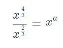 Evaluate the left hand side to find the value of a in the equation in simplest form-example-1