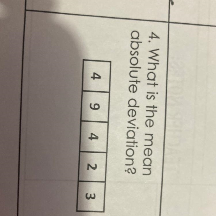 What is the mean absolute deviation.-example-1