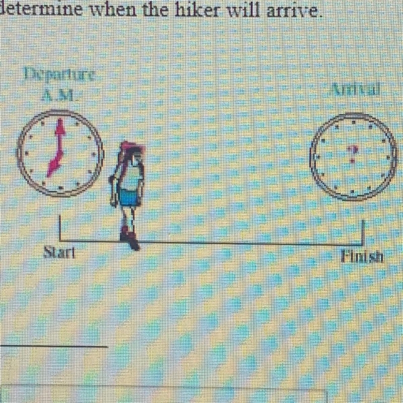 A hiker walks 2.6 miles an hour. Her trail is 20.8 miles long. Use the illustration-example-1