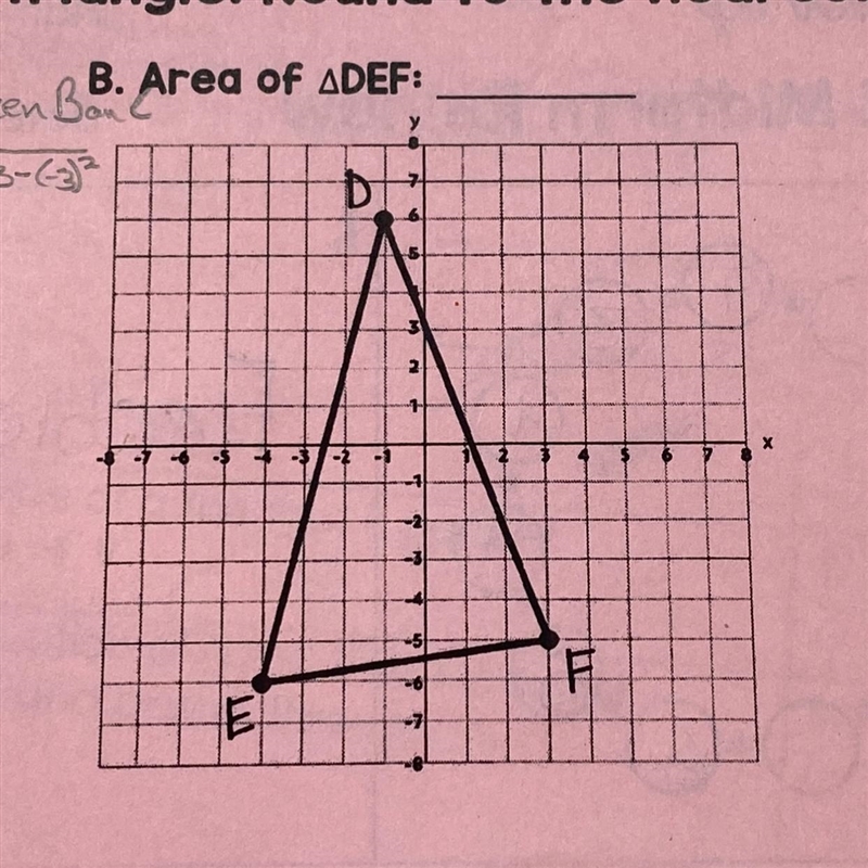 Compute the area of each triangle. Round to the nearest tenth.-example-1