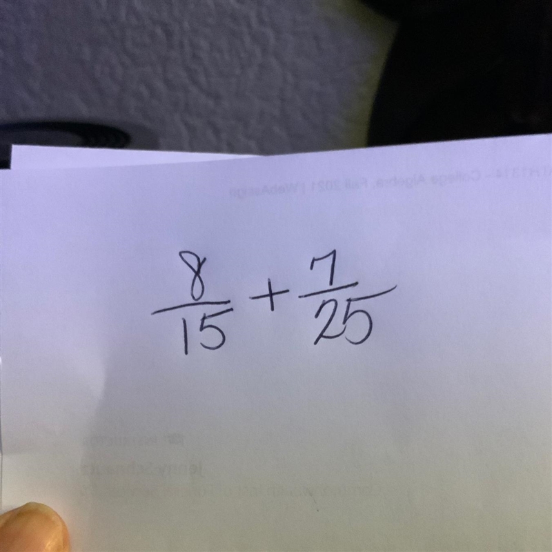 Perform the indicated operation numbers be sure to express your answer in reduced-example-1