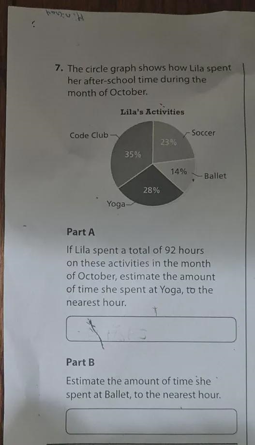 7. The circle graph shows how Lita spent her after-school time during the month of-example-1