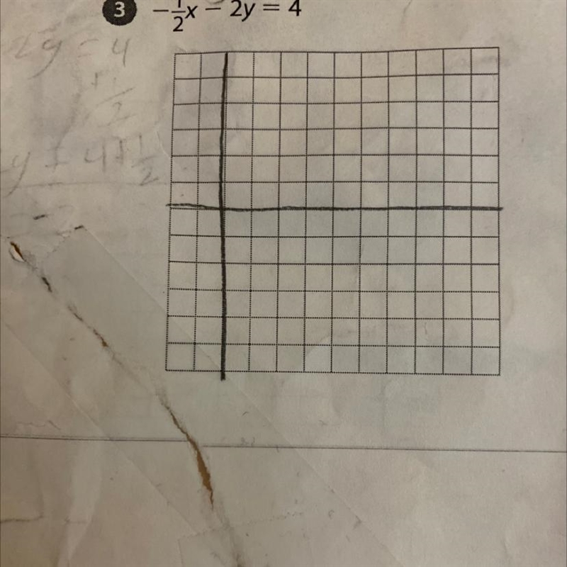 -1/2x-2y = 4 please helppppppppppoo-example-1