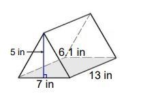 What is the total surface area of this triangular prism?-example-1