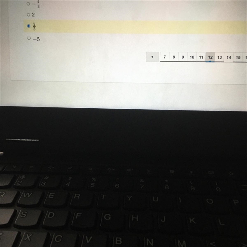 What is the slope of the line that passes through the points (-6,13) and (9,-7)?-example-1