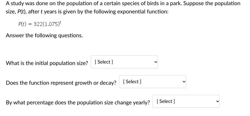 This is not from a test or graded assessment.The first drop down menu the choices-example-1