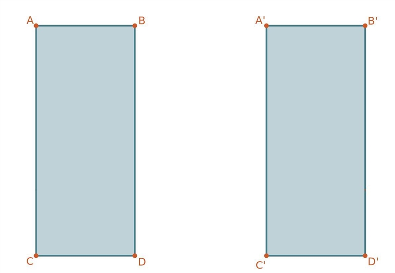 40 POINTS Use the image to determine the type of transformation shown. Image of polygon-example-1