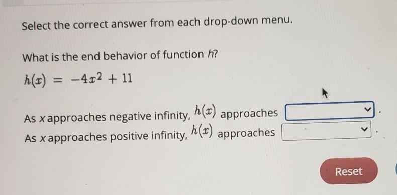 I need help with a question,, constant, positive infinity, negative infonty are the-example-1