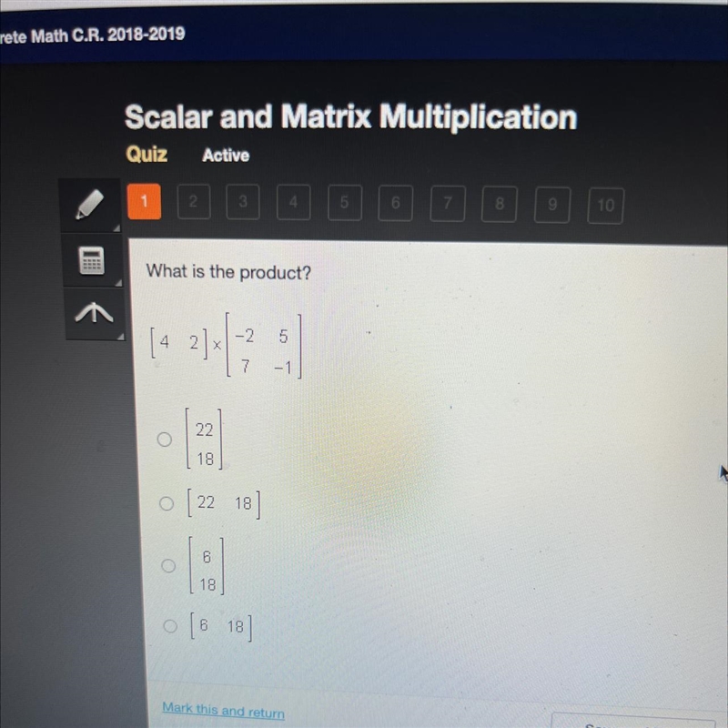 What is the product? [4 2] x-example-1