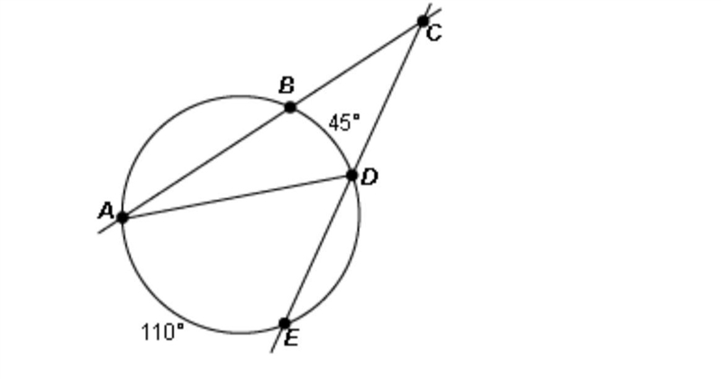 Part I: A secant is a line or segment thatpasses through a circle in two places. In-example-1