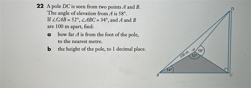 Hello, I need help solving question 22 a & b please, thanks-example-1