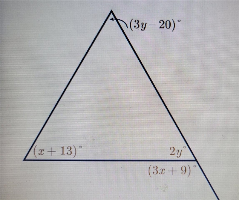 9. Find the value of x. A. x=37 B. x=13 ⅔ C. x=37 D. x=39 ½​-example-1