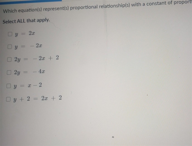 which equivalent ratio proportional relationship with the constant proportionality-example-1