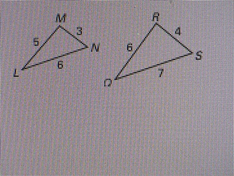 Are the triangles similar, if so write how you know.-example-1