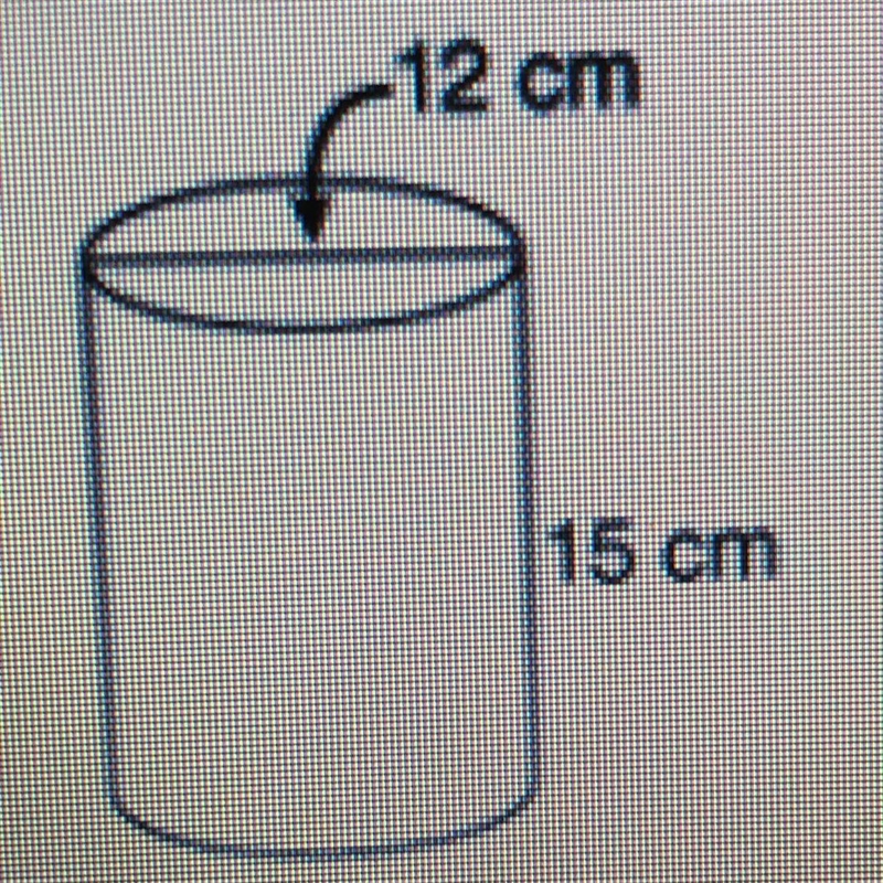 If the dimensions of the following cylinder are tripled, what factor will the volume-example-1