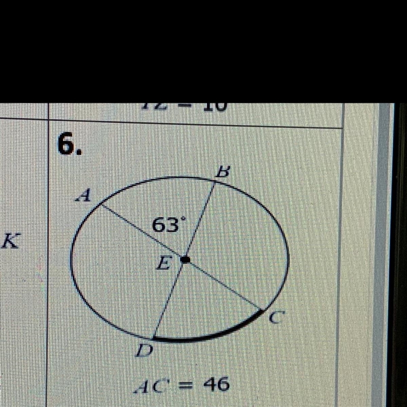 I need to find area, circumference, arc length and area of a sector-example-1