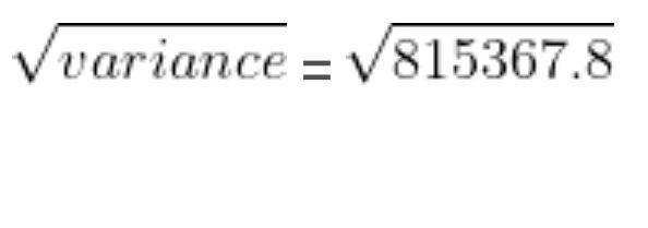 Convert 815367.8 into standard deviation and round to one decimal place-example-1