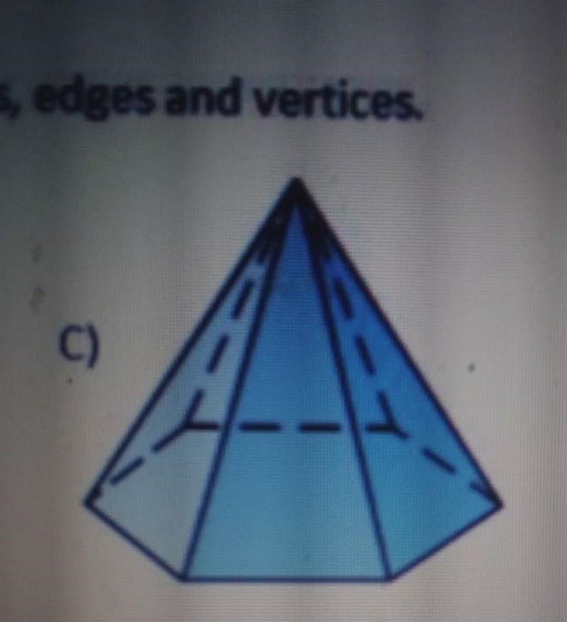 determine whether the figure is a polyhedron. bigger is a polyhydron, count the number-example-1