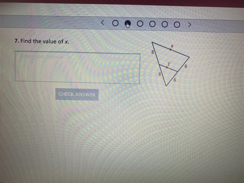 Need help with this question.Find the value of x-example-1