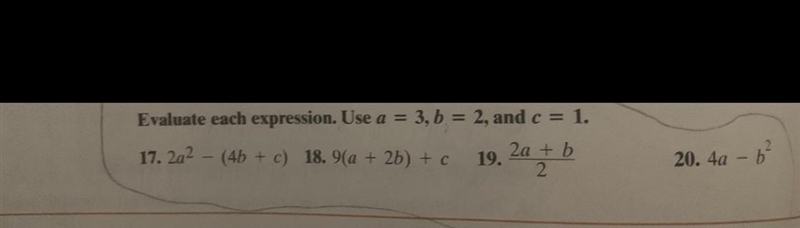 I need help with my math homework.I only need help with 19.-example-1