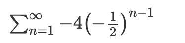 Does the series converge or diverge? If it converges, what is the sum? Show your work-example-1