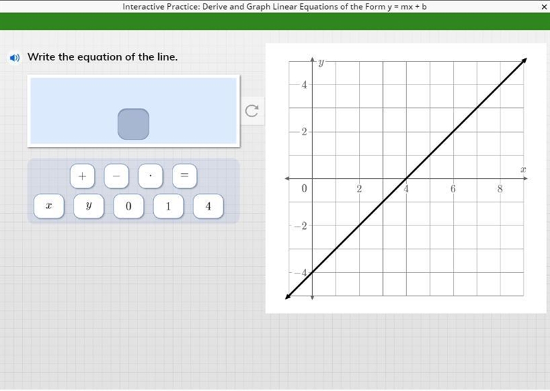 Write the equation for this line-example-1