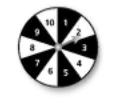 You spin the spinner. Are the chances of landing on a number that is a multiple of-example-1