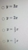 Which equation represents the ordered pairs in the table? Х у 6 2 12 4 18 6-example-2