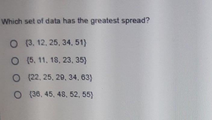 The following sets of data show the high temperatures in four different cities for-example-1